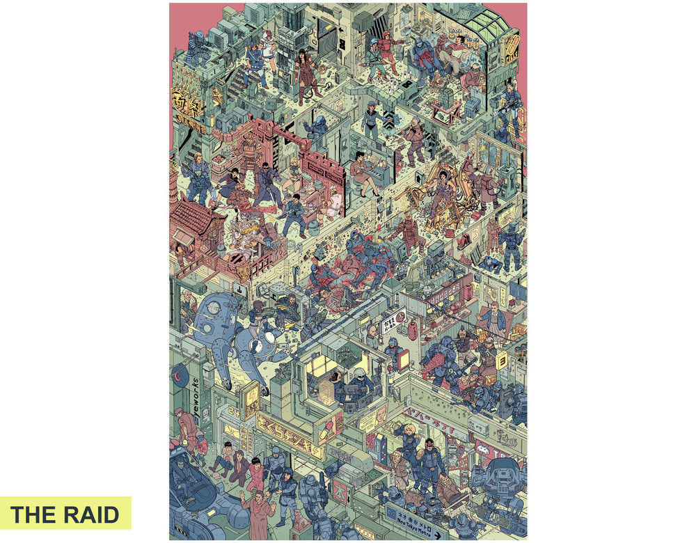 Isometric Poster (The Raid and/or Hanamura Showdown)