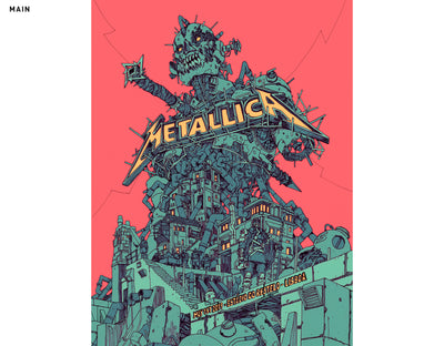 Metallica - Lisbon Poster