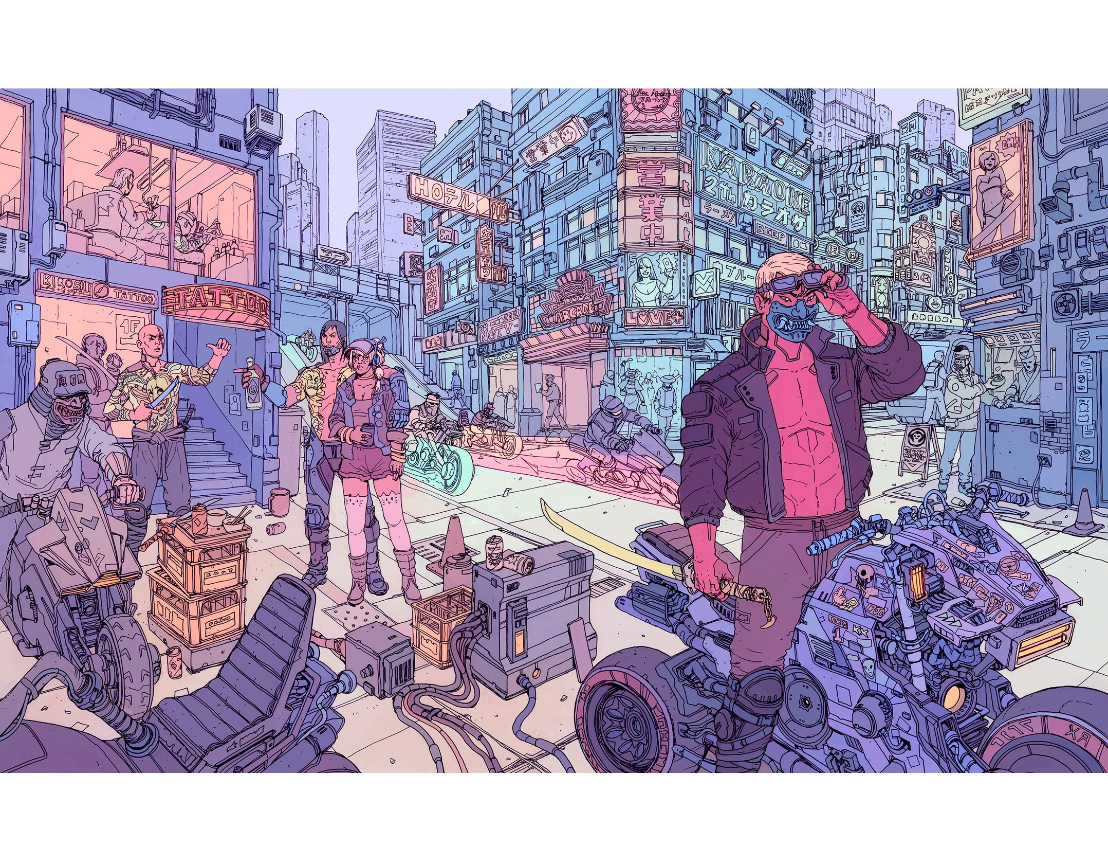 Cyberpunk 2077 Poster Set – Citadel 9