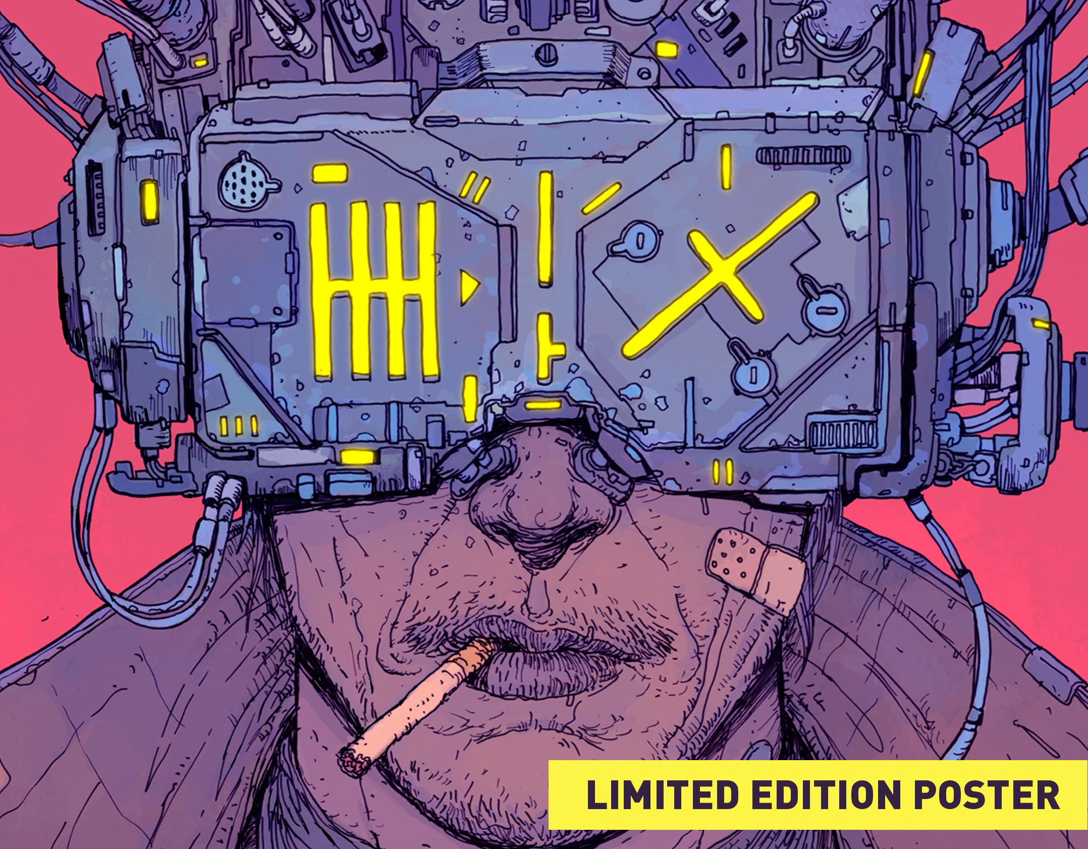 【J33662】De+LAX / NEUROMANCER Neuromancer Poster Set (2nd Run) – Citadel 9